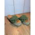 Green ibiza slippers 