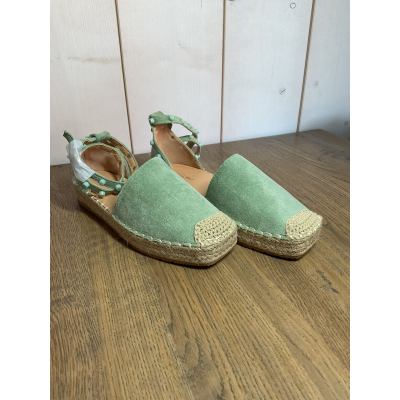 Green espadrilles Green espadrilles