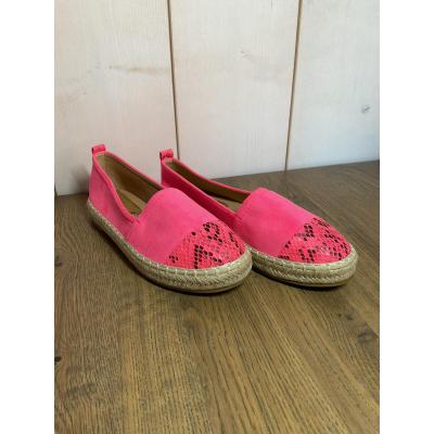 Roze slang espadrilles Roze slang espadrilles